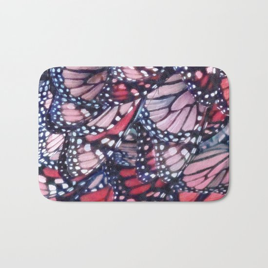 Monarch Butterflies Bath Mat