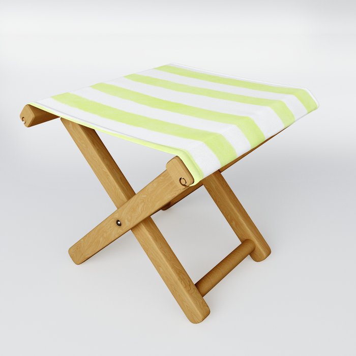 Watercolor Vertical Lines With White 38 Folding Stool