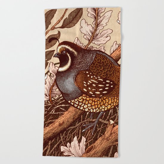 Little Quail Beach Towel