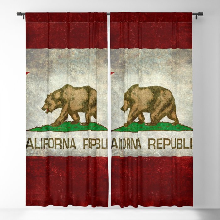 California Republic state flag Blackout Curtain