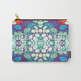 Emerald stained glass Carry-All Pouch