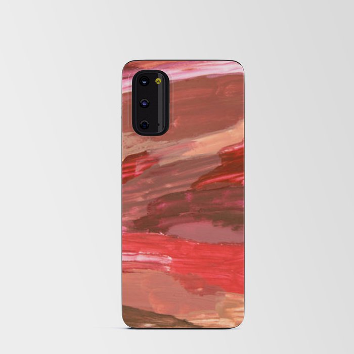red marble pattern Android Card Case