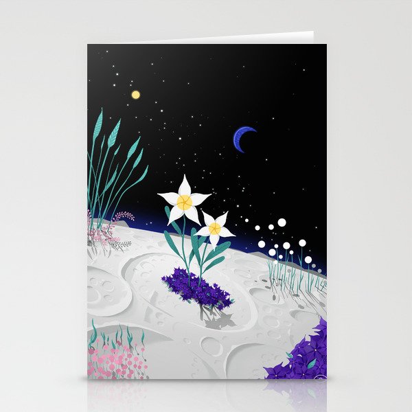 Fly Me To The Moon Stationery Cards