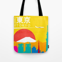 Travel to Tokyo Tote Bag