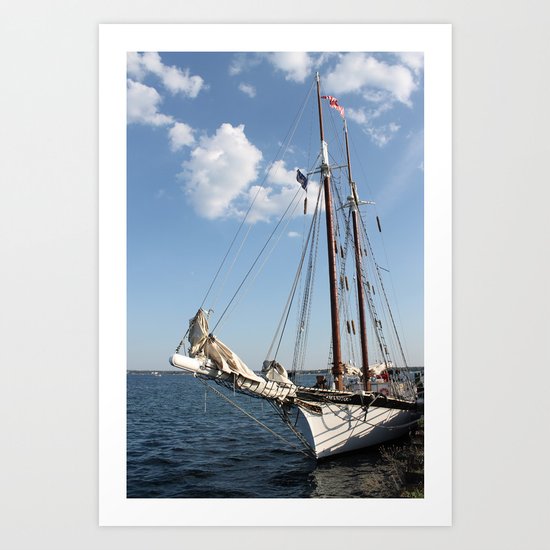 Sailboat "Tall Ship Manitou" Art Print