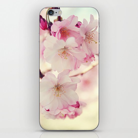 cotton candy flowers iPhone & iPod Skin