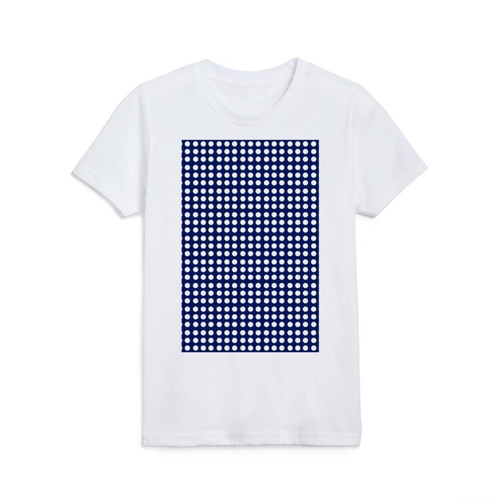 Dots on Navy Kids T Shirt