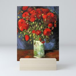 Vincent Van Gogh Vase of Red Poppies 1886 Mini Art Print