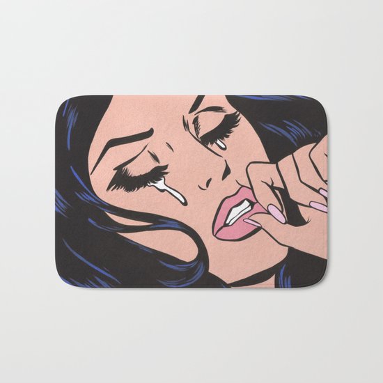Sad Girl Bath Mat