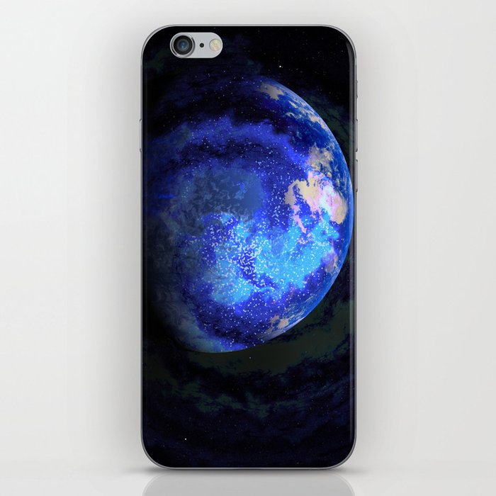 Blue Magic Planet iPhone Skin