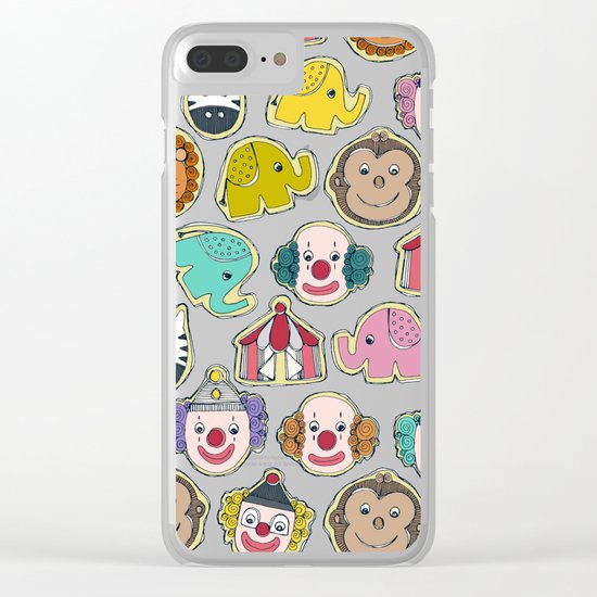 circus cookies multi Clear iPhone Case