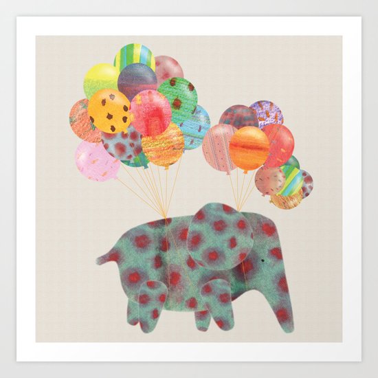 balloon Art Print