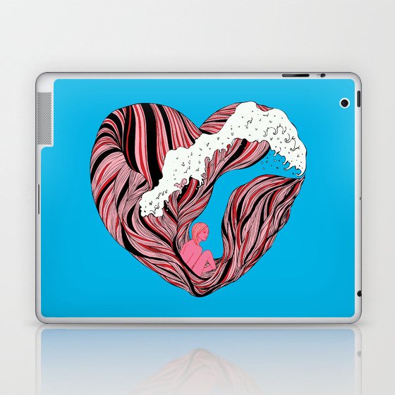 Ocean Heart Laptop & iPad Skin