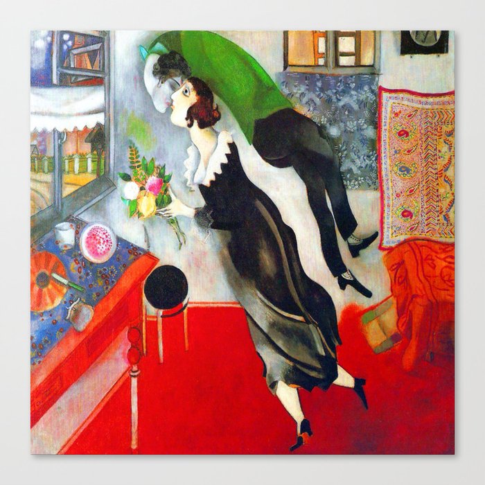 Marc Chagall The Birthday Leinwanddruck Marc Chagall The Birthday Leinwanddruck