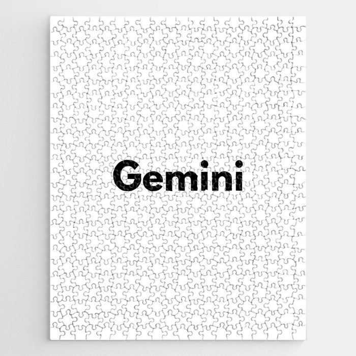 Gemini, Gemini Sign Jigsaw Puzzle