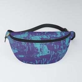 Blue Torn British posters wall. Street art lovers gift. Fanny Pack