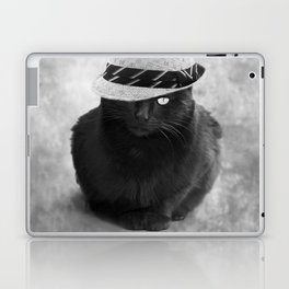 Cat with hat Laptop Skin