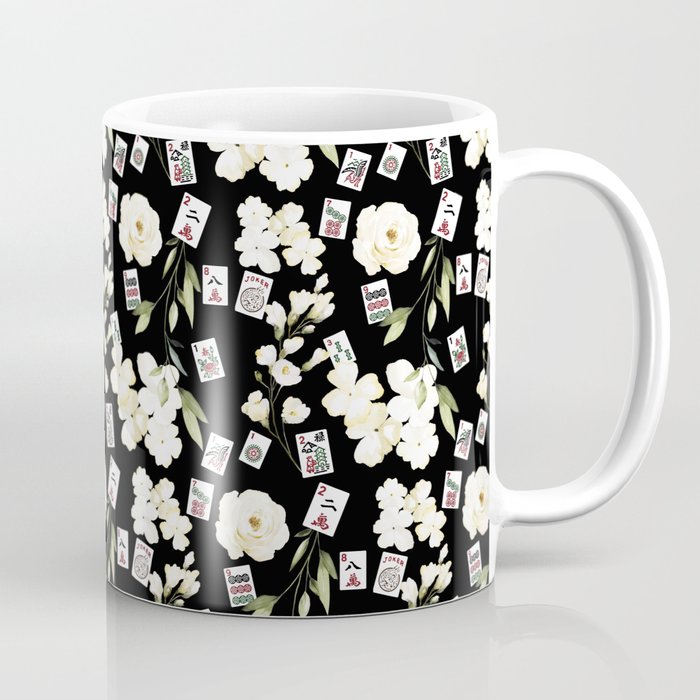 Floral Mahjong Coffee Mug