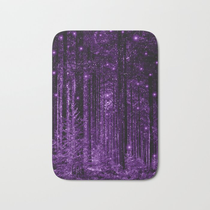 Enchanted Ultraviolet Woods Bath Mat