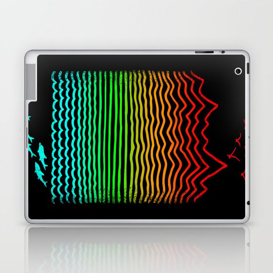 High Up Above Or Down Below Laptop & iPad Skin
