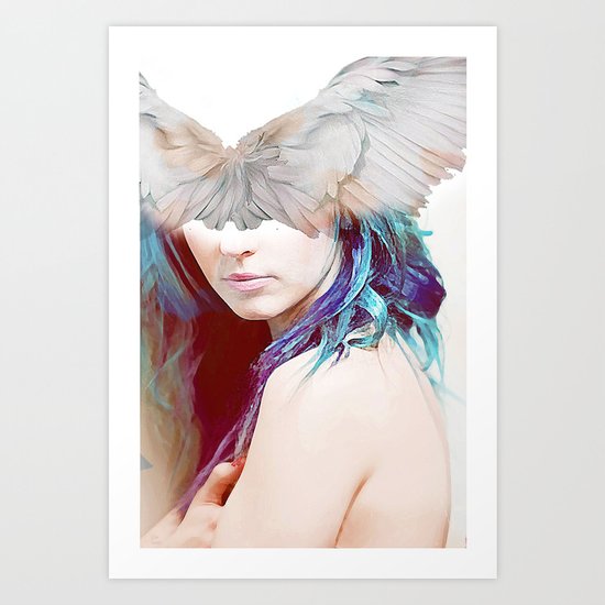 The messenger Omega Art Print