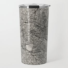 Germany, Berlin - Authentic Black and White Map Travel Mug