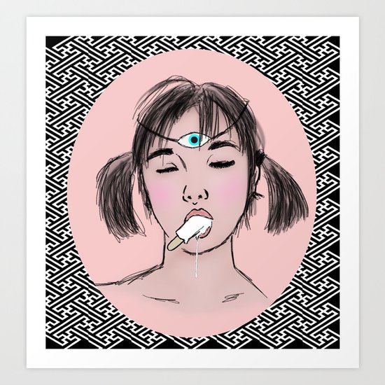 working girls Art Print