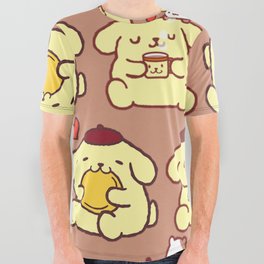 Pompompurin  All Over Graphic Tee