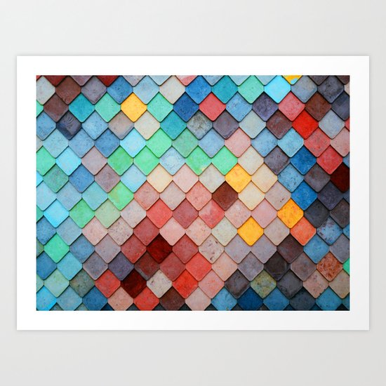 PRETTY - POP COLORS Art Print