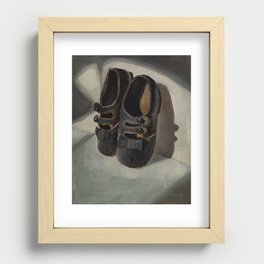 Black Maryjanes with Bows Recessed Framed Print