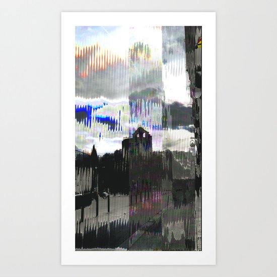 Wednesday 16 January 2013: clattering cleft clinking cloak Art Print