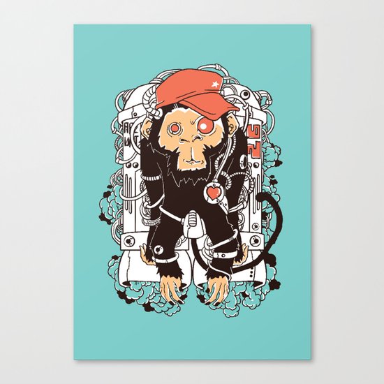 Rocket Monkeys Canvas Print