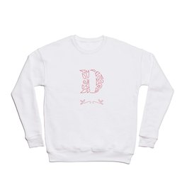 D Scallop: Pink Crewneck Sweatshirt