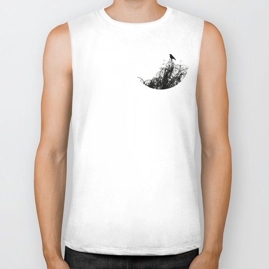 Black Bird Biker Tank