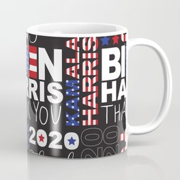 Thank You Joe Biden And Kamala Harris Pattern Coffee Mug