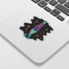 Aquarius Lava Lamp Sticker