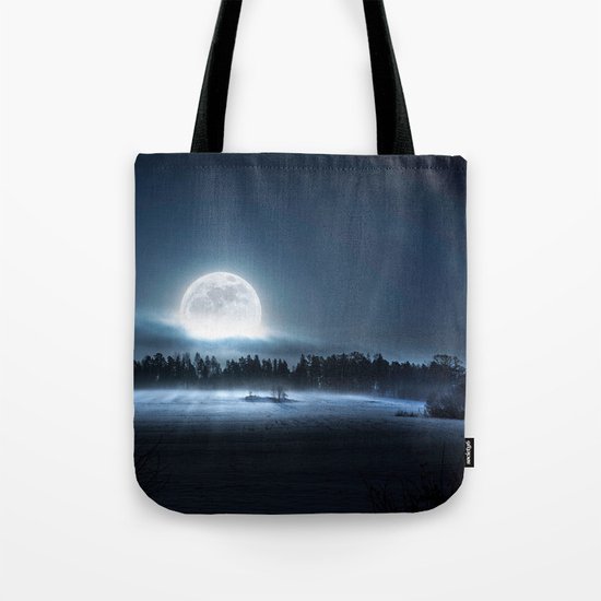 When the moon wakes up Tote Bag