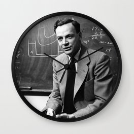 Vintage Richard Feynman Wall Clock
