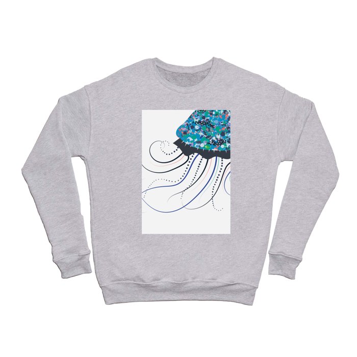 Mosaic Jellyfish Crewneck Sweatshirt