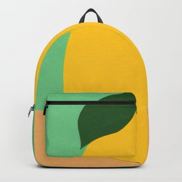 Lemon With Two Leaves Backpack | Paper, Fruit, Design, Cutout, Collage, Paperwork, Illustration, Rosifeist, Graphicdesign, Scissor 