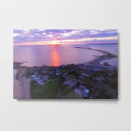 Napatree Point Sunset - Watch Hill - Westerly, Rhode Island Metal Print | Weekapaug, Curated, Photo, Sailing, Jeanpaulferro, Whitesands, Rhodeisland, Secretbeaches, Newengland, Westerly 