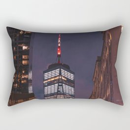 New York City at Night | NYC | Travel Photography Rectangular Pillow