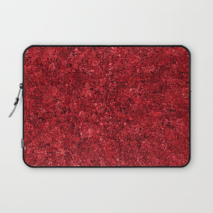 Red Glossy Modern Collection Laptop Sleeve