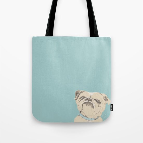 bulldog Tote Bag