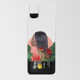 Woman in nature Android Card Case