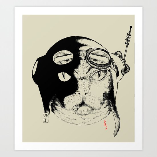 Wobble Ur, The Flyer Art Print