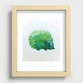 hedgehog Recessed Framed Print