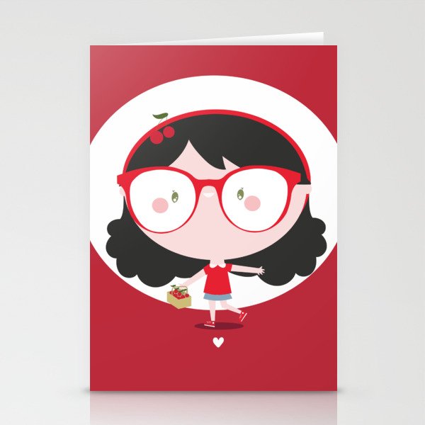 Cherry's girl Stationery Cards
