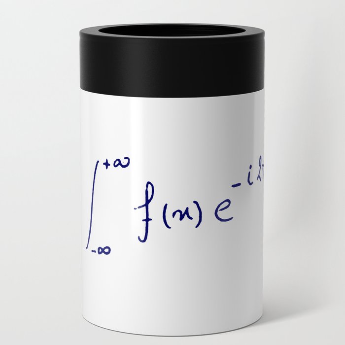 Fourier transform equation handwritten Can Cooler