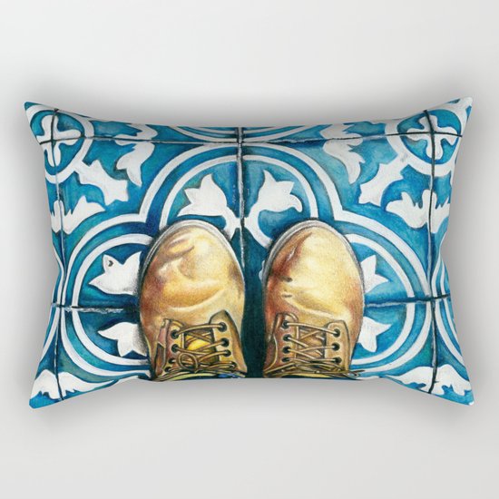 Art Beneath Our Feet - Mexico City Rectangular Pillow